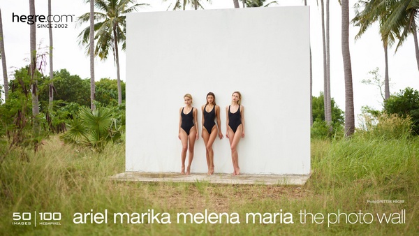 [Hegre-Art] Ariel, Marika, Melena Maria - The Photo Wall