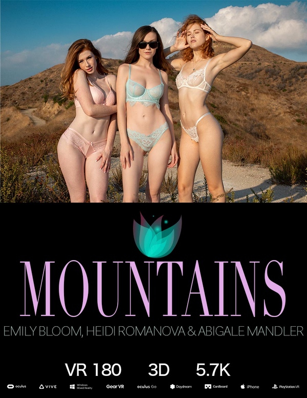 [TheEmilyBloom] Emily Bloom, Heidi Romanova, Abigale Mandler - Mountains, VR Video 5760p