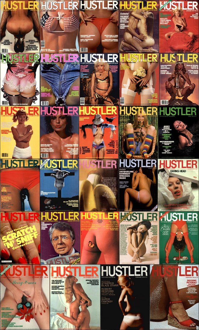 Hustler Magazine - Year 1974-1979 / Complete PDF Pack