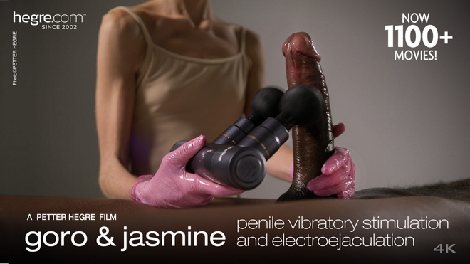 [Hegre-Art] Jasmine And Goro - Penile Vibratory Stimulation And Electroejaculation